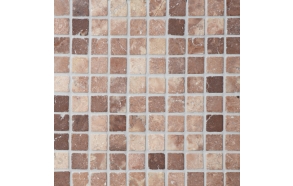 Square Coco Brown marble 30x30mm