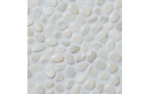 Pebble White, Small, Interlock