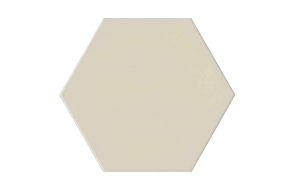 Hexagon White, glazed porcelain tile, suitable for public use