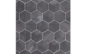 Hexagon Grey marble
