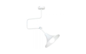 metal ceiling lamp, white,E27 1X60W