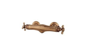 thermostatix shower mixer "Old", bronze, bottom 1/2´´ connection