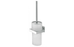 toilet brush with holder ITEM, chrome, no screw assembling