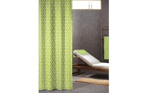 FLOREALE shower curtain textile, lime 180x200cm