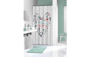 IMAG shower curtain textile, multicolour 180x200cm