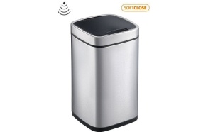 PERFECT Sensor bin 12l, Soft Close, brushed stainless steel