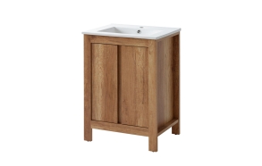 cabinet under washbasin Classic Oak 60 cm (2D), basin not included