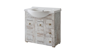 cabinet under washbasin Provence 85 cm (2D3S), basin not included