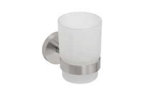 X-STEEL Tumbler Holder, brushed stainless steel (70x95x105 mm)