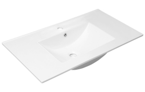 SLIM Vanity Unit Ceramic Washbasin 90x18x46cm