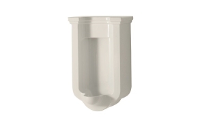 WALDORF Urinal 44x69x37cm, including siphon and fixing set