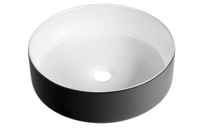 valamu tööpinnale Fiastra 40 cm, matt must