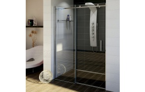 DRAGON Shower Door 1500mm, clear glass