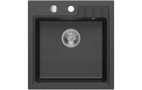 kivimassist köögivalamu,  50x52cm,  must