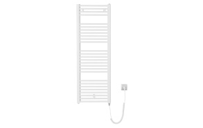 DIRECT-E Electric Bathroom Radiator, straight, 450x1320 mm, 400 W, white