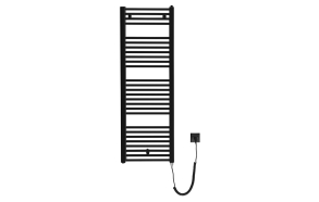 DIRECT-E Electric Bathroom Radiator, straight, 450x1320 mm, 400 W, black