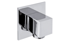 Handshower Holder, square, thin cover, Chrome