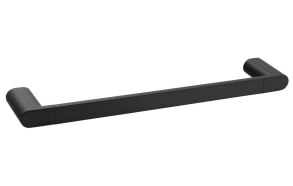 FLORI Towel Rail Holder 400x70mm, black