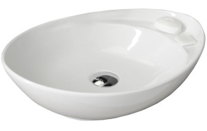 BEVERLY Counter Top Ceramic Washbasin 56x17x37 cm(without overflow hole)