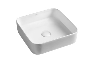 BLADE Counter Top Ceramic Washbasin 40x11,5x40 cm (without overflow hole)