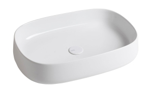 JUMPER Counter Top Ceramic Washbasin 60x13x40 cm(without overflow hole)
