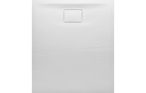 ACORA shower tray, cast marble, 120x90x2,9cm, rectangle, white