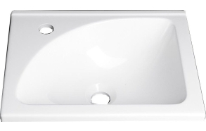 Cultured Marble Washbasin 40x32cm, white