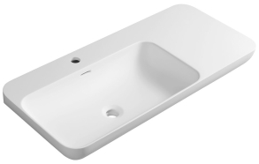 NIAGARA washbasin 900x140x400mm, matt white