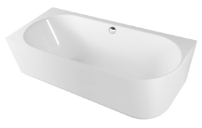 SUSSI L Cast Marble Freestanding Bath 160x70x49,5cm, white