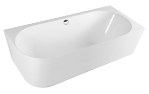 SUSSI R Cast Marble Freestanding Bath 160x70x49,5cm, white