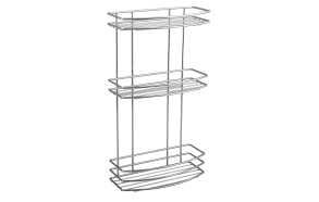 CHROM LINE Shower shelf, 3 tiers, chrome