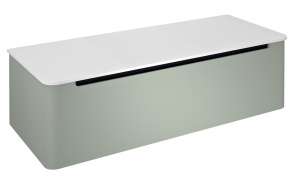KERALA Vanity Unit 120x35x47,5cm, 1x drawer, verde