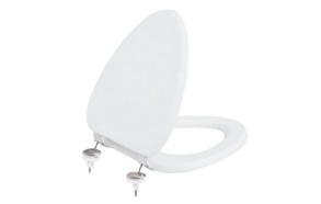 KID Children's Toilet Seat, metal hinge, white