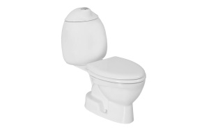 KID Children's Close Coupled Toilet, S-trap, white