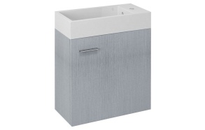 LATUS IV Vanity unit 49,5x50x25cm, silver oak (LT410)