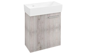 LATUS IX Vanity unit 44x50x22cm, oak Mocca (LT091)