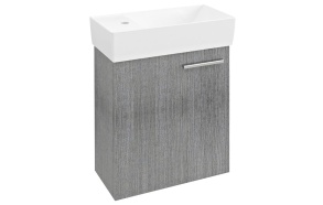 LATUS IX Vanity unit 44x50x22cm, silver oak (LT092)