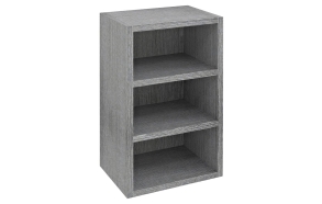LATUS VI open shelf box 30x50x22cm, silver oak