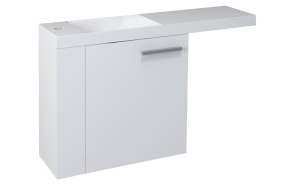 LATUS VI Vanity unit 50x50x22cm, left/white (55835)