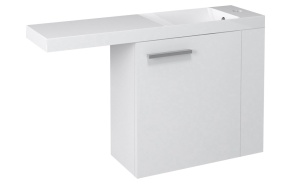 LATUS VI Vanity unit 50x50x22cm, right/white (55830)