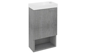 LATUS XI Vanity unit 30x53x16,5cm, silver oak