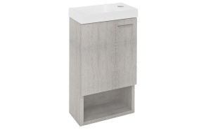 LATUS XI Vanity unit 30x53x16,5cm, Oak Polar