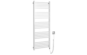 METRO-E Electric Bathroom Radiator, straight, 500x1340 mm, 500 W, white