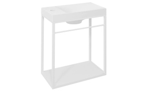 CREST construction under washbasin 39,5x45x21,7cm, white matt