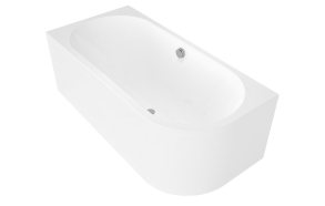ASTRA L MONOLITH Asymmetric Bath 160x75x60cm, White