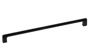 Furniture handle, spacing 320mm, matt black