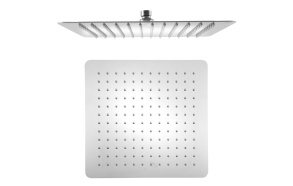 SLIM head shower, 300x300mm, stainless steel polished