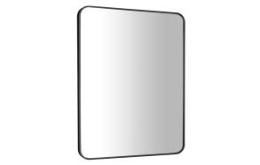 CONA framed mirror 60x80cm, black