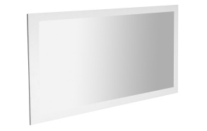 NIROX mirror with frame 1200x700x28 mm, glossy white