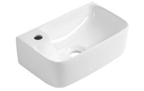 valamu BELLE 36x22cm,  valge